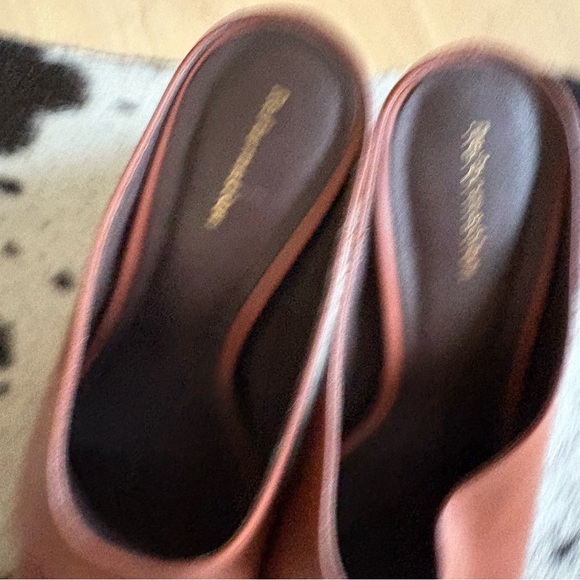 REFORMATION Lou Lou Block Heel Mule In Brown Size‎ 6.5 - Picture 4 of 10